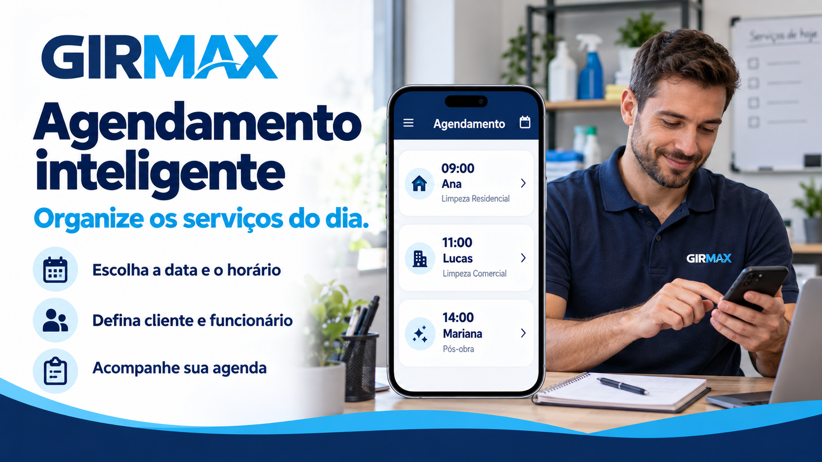 Agendamento inteligente
