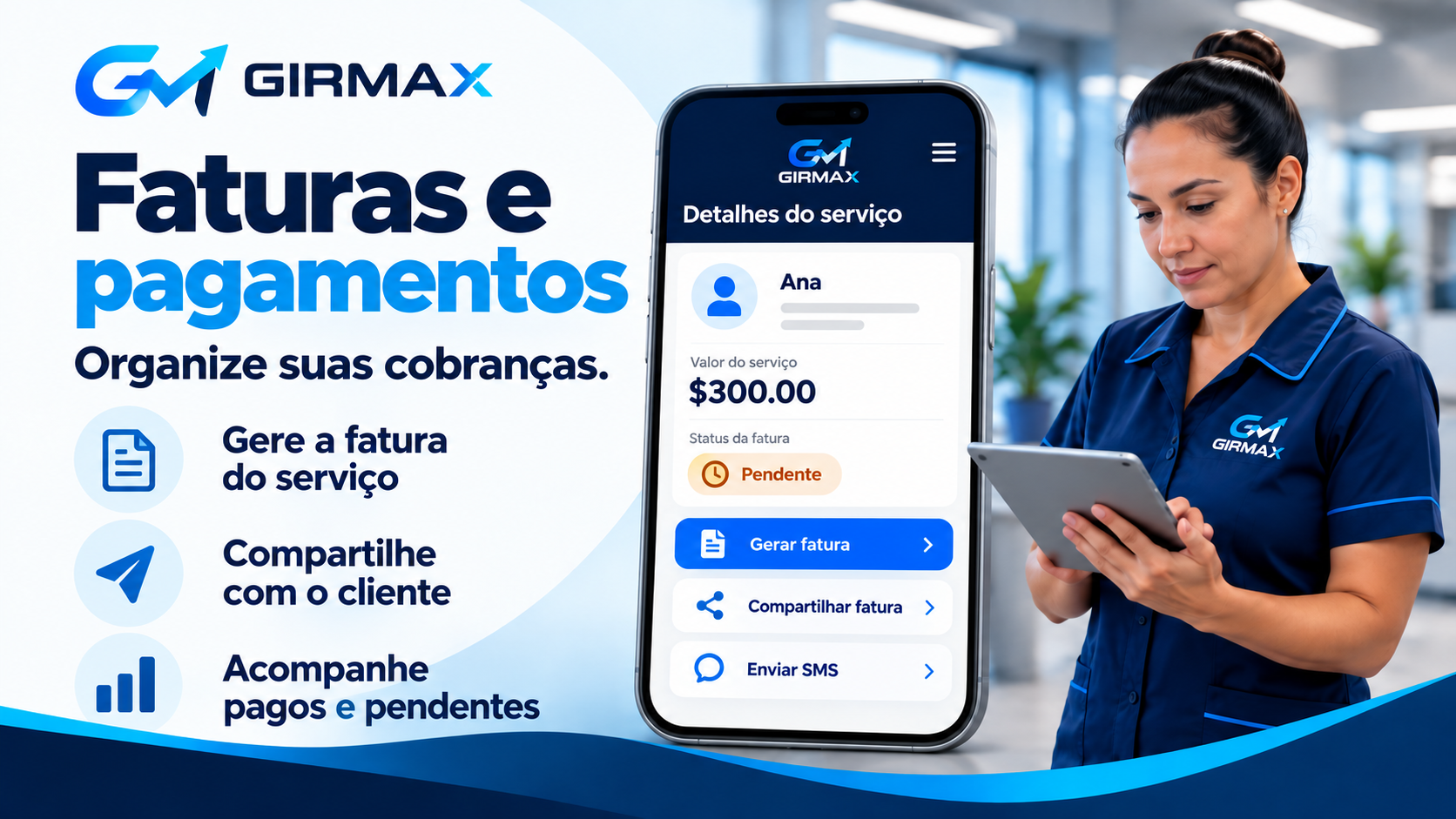 Faturas e pagamentos