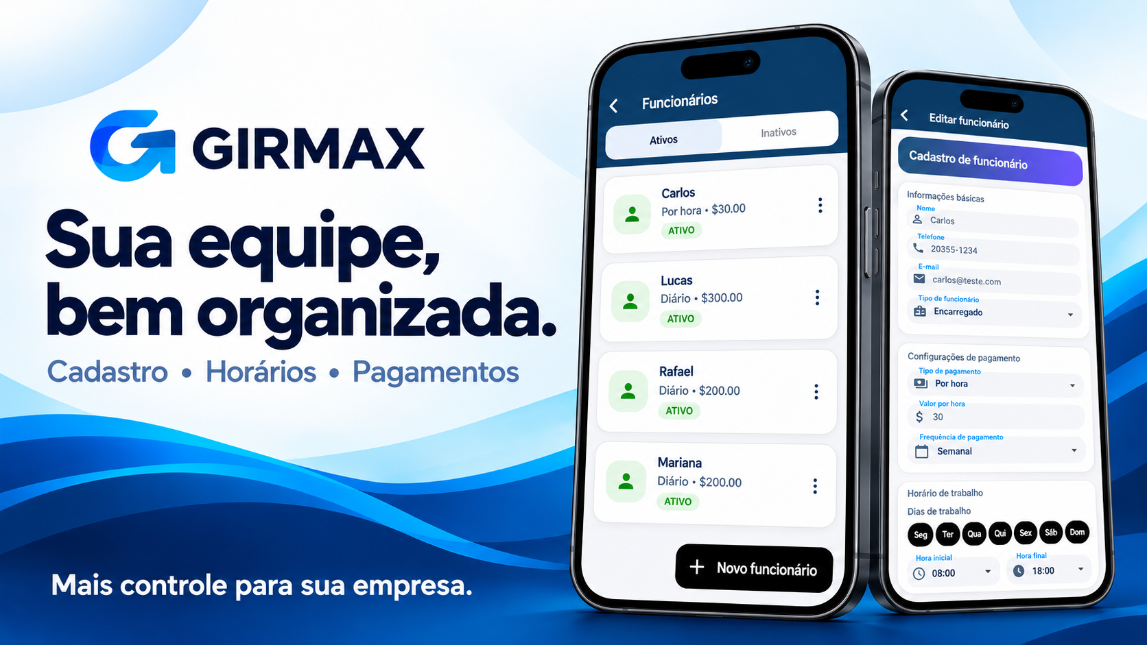 Gestão de funcionários