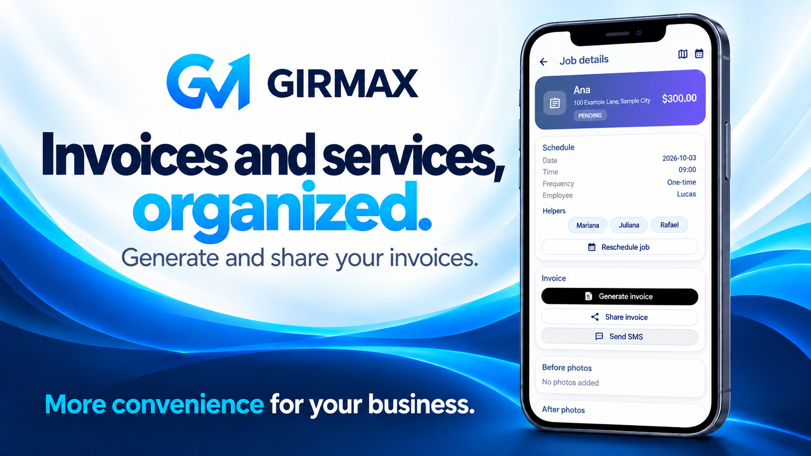 Invoices and services