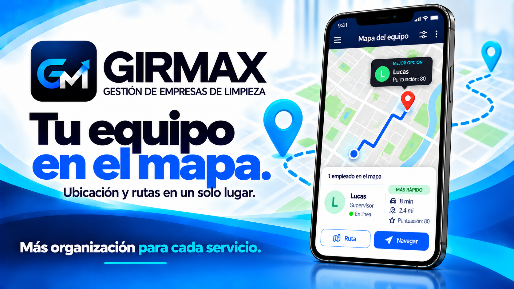 Mapa de empleados